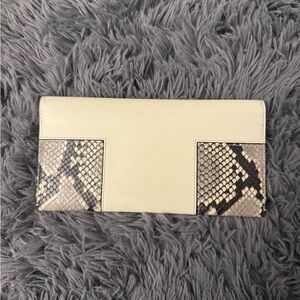 Tory Burch - Elegant Cream and Black Clutch